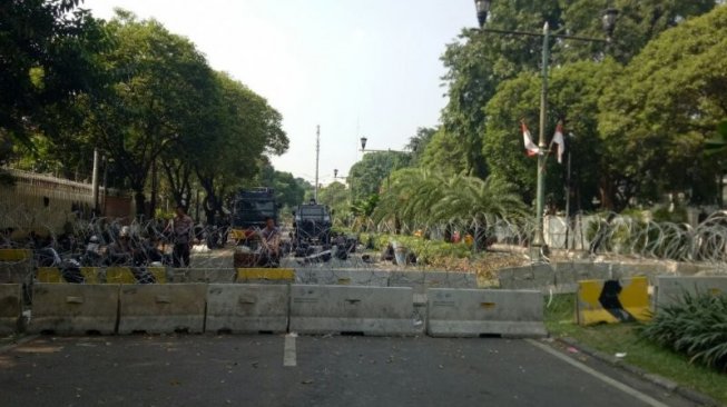 Jakarta Masih Siaga 1 Pasca Kerusuhan 22 Mei, Jalan di KPU Masih Ditutup