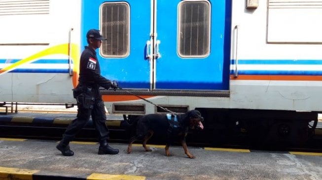 600 Personel dan Dua K-9 Disiapkan Untuk Pengamanan di Stasiun Gubeng