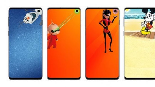 Gandeng Disney dan Pixar, Samsung Rilis Wallpaper Galaxy S10