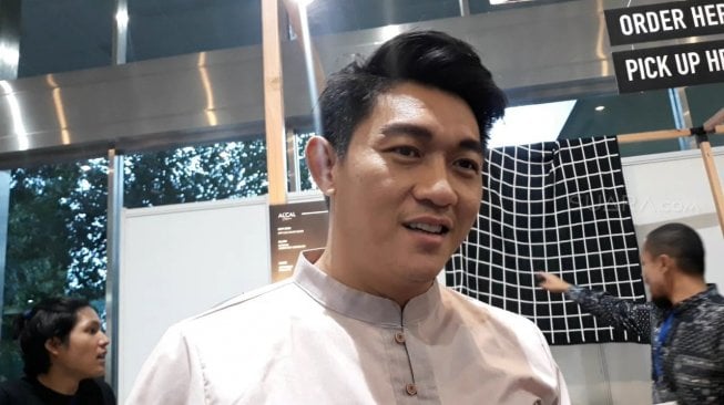 Ifan Seventeen di JCC Jakarta, Jakarta Pusat, Minggu (27/5/2019). [Suci Febriastuti/Suara.com]