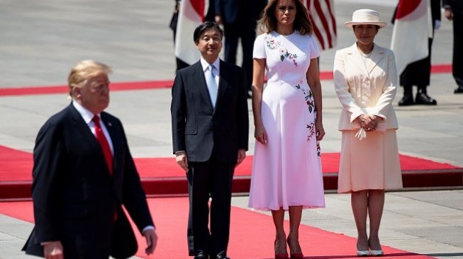 Trump Jadi Pemimpin Asing Pertama Temui Kaisar Jepang Naruhito