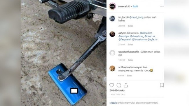 Sobat Misqueen Berteriak, Smartphone Seharga Rp 14 Juta Jadi Standar Motor