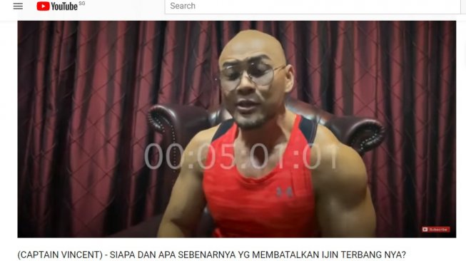 Vincent Raditya Kehilangan Lisensi Terbang, Deddy Corbuzier Buka Suara. Tangkapan layar (Youtube/Deddy Corbuzier)