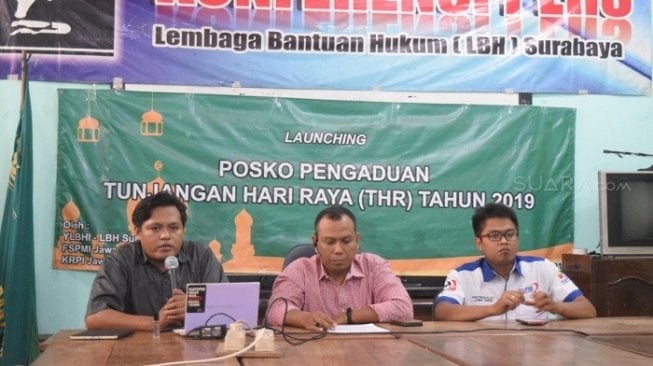 Terima 650 Laporan, LBH Surabaya Ungkap Modus Pelanggaran THR untuk Buruh