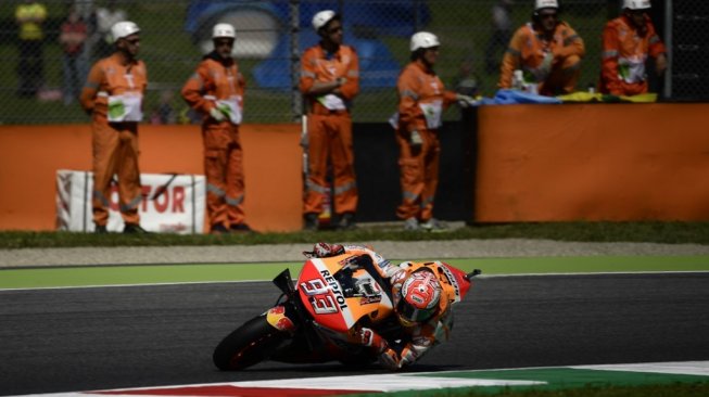 Sakti, Marc Marquez Berhasil Menentang Hukum Fisika di Sirkuit Mugello