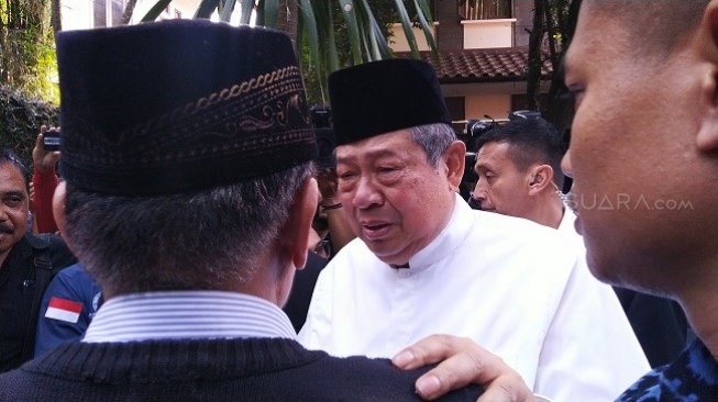 Mata Sembab SBY Lepas Kepergian Ani Yudhoyono: Ya Allah Kami Ikhlas