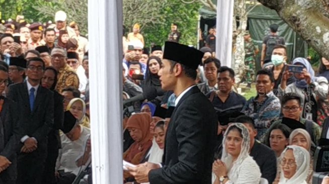 Pidato AHY saat Pemakaman Ibu Ani Yudhoyono