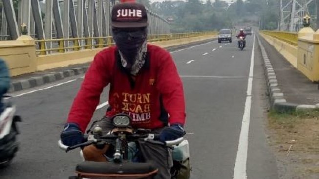 Mudik ke Kampung Halaman Naik Sepeda Kayuh 4 Hari 3 Malam, Ini Cerita Tamin