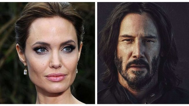 Keanu Reeves Bintangi Film Marvel Bareng Angelina Jolie?