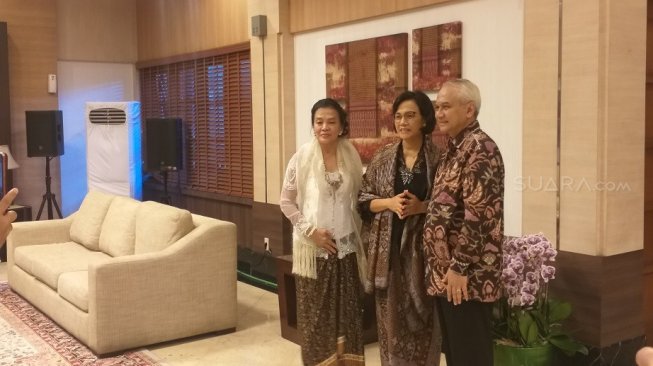 Menkeu Sri Mulyani Gelar Open House, Ketua OJK sampai PPATK Datang