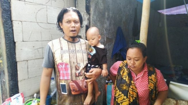 Suasana Haru Perayaan Idul Fitri Korban Kebakaran Kampung Bandan