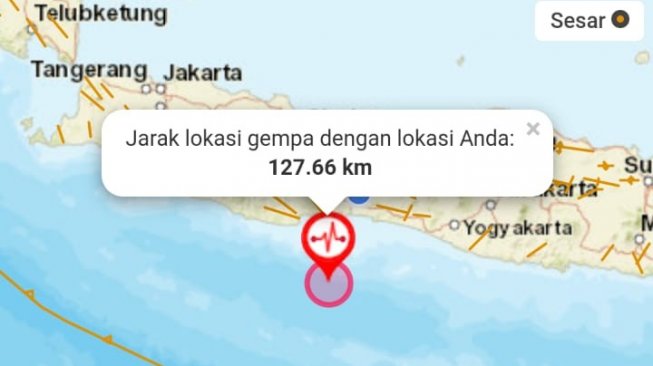 Gempa Magnitudo 5,7 Guncang Cilacap, Warga Berhamburan Keluar Rumah