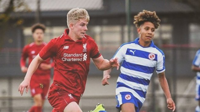 Pemain Liverpool U-18, Edvard Tagseth (Instagram/@edvardtagseth)