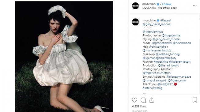 So Creepy, Koleksi Moschino Terbaru Ini Terinspirasi Film Horor