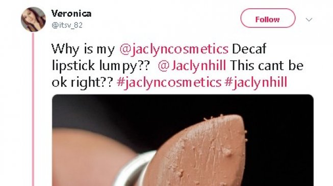 Lipstik Jaclyn Hill. (Twitter/@itsv_82)