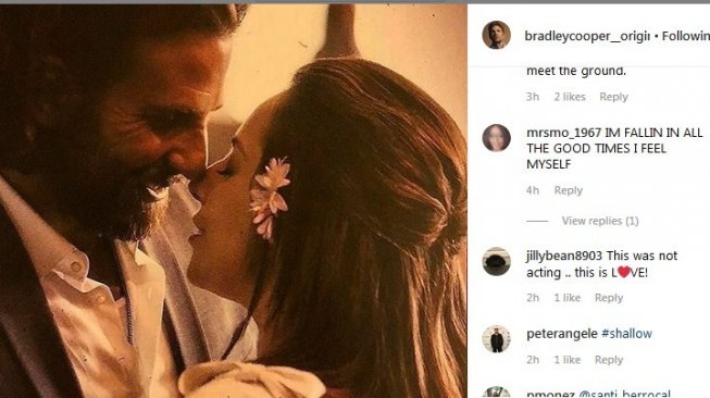 Warganet Patah Hati, Bradley Cooper Pasang Foto Mesra dengan Lady Gaga