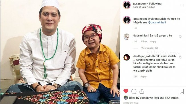 Daus Mini mengunjungi Gus Anom. [Instagram]