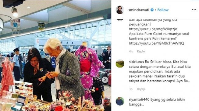 Doa Seorang Sahabat untuk Lagarde, Sri Mulyani: Good Luck!