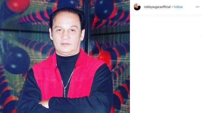 Robby Sugara meninggal dunia karena sakit jantung (Instagram/robbysugaraofficial)