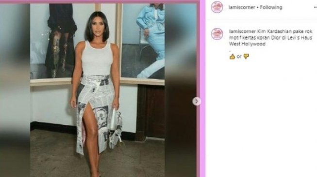 Kim Kardashian [Instagram]
