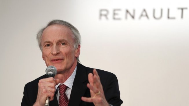 Chairman Renault, Jean Dominique Senard. [AFP/Behrouz Mehri]