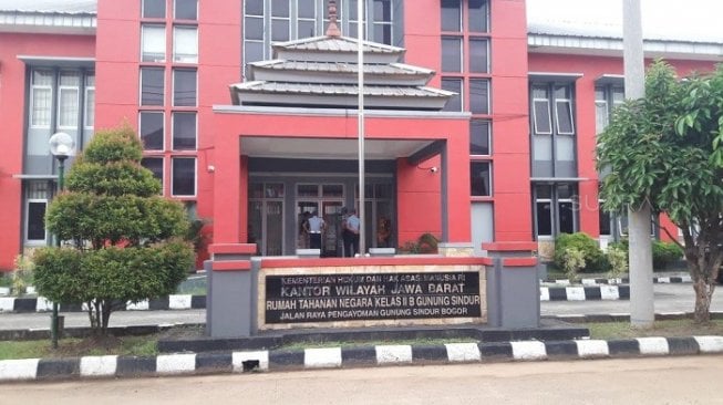 Gedung Rutan Gunung Sindur, Bogor, Jawa Barat. (Suara.com/Rambiga).