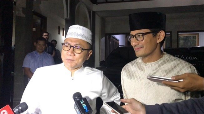 Silaturahmi ke Rumah Zulhas, Sandiaga Bahas Sidang Gugatan Pilpres di MK