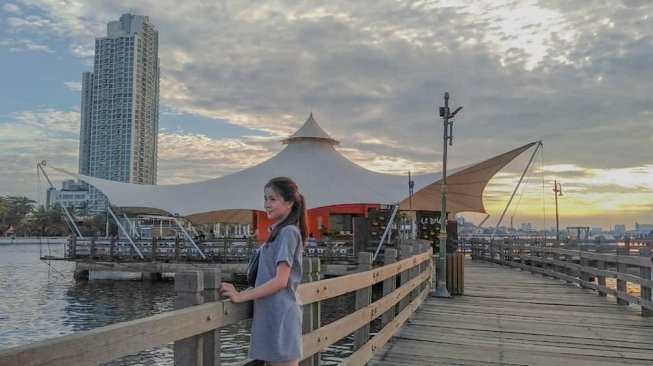 Jembatan Cinta Beachpool. (Dok. Ancol)