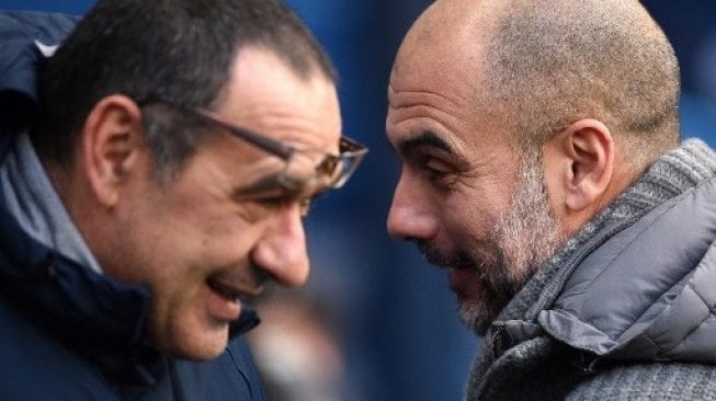 Sacchi Sebut Maurizio Sarri Selevel dengan Pep Guardiola