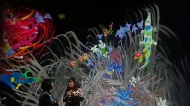 Intip Indahnya Pameran Seni Interaktif TeamLAB Future Park di Jakarta