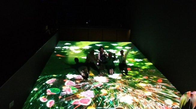 Pameran seni interaktif TeamLAB Future Park hadir di Gandaria City, Jakarta Selatan, mulai 20 Juni hingga 20 Desember 2019. (Suara.com/Dinda Rachmawati)