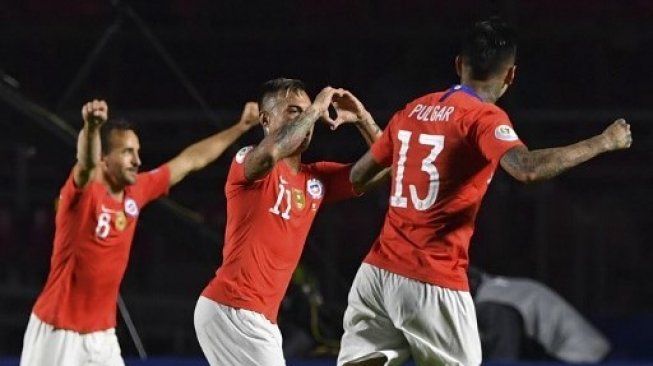 Copa America 2019: Chile Taklukkan Jepang 4-0, Eduardo Vargas Cetak Dua Gol