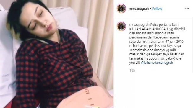 Reza Smash mengungkap makna di balik nama anaknya. [instagram/mrezanugrah]