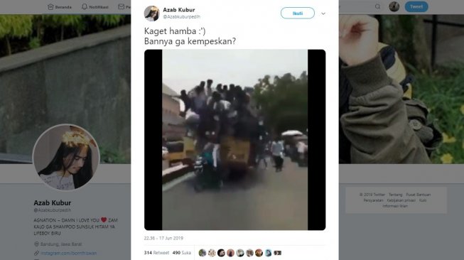 Truk Ini Tabrak Satu Motor Tapi Memakan Korban Lebih Banyak