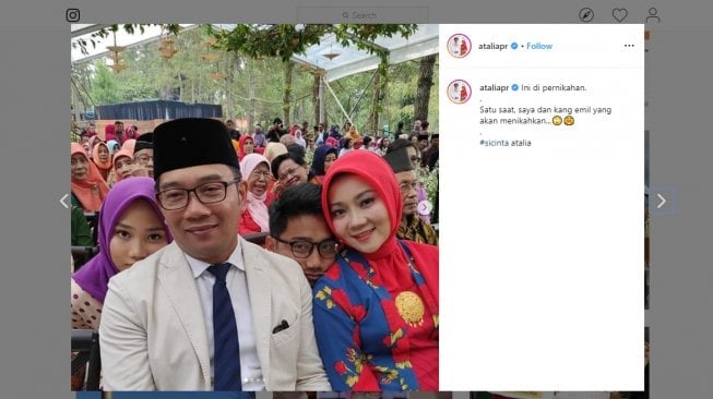 Eril Putra Kang Emil Hilang, Atalia Praratya Dipastikan Tak Ikut Berenang di Sungai Aare