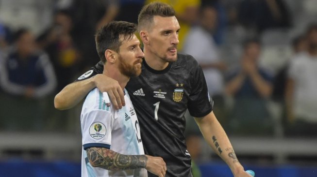 Franco Armani Tetap Pede Argentina Bisa Lolos ke Delapan Besar