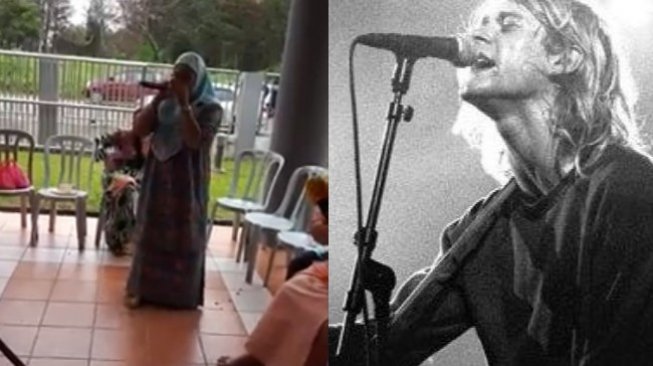 Gaul Abis, Ibu Bersuara Rocker Nyanyikan Lagu Nirvana Langsung Viral