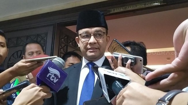 Gubernur DKI Jakarta Anies Baswedan. (Suara.com/Tyo)