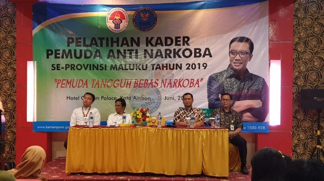 Menpora Kukuhkan 200 Kader Pemuda Anti Narkoba Maluku