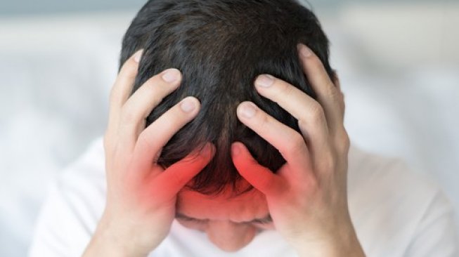 Ilustrasi sakit kepala atau pusing. (Shutterstock)
