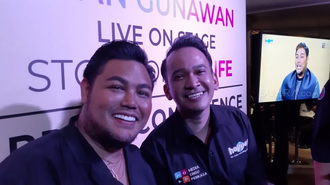 Ivan Gunawan dan Ruben Onsu. (Suara.com/Revi Cofans Rantung)