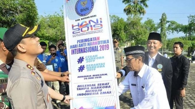 Pemkab Batanghari Bersama BNNK Batanghari Gelar Upacara Peringatan HANI 201