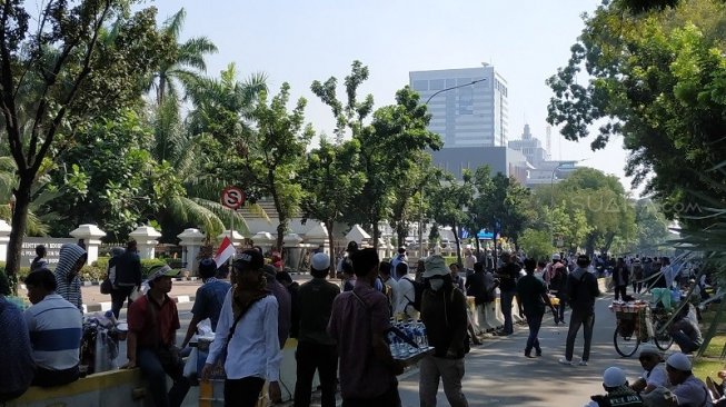 Pendemo Diminta Viralkan Video Demonstrasi Dekat Gedung MK