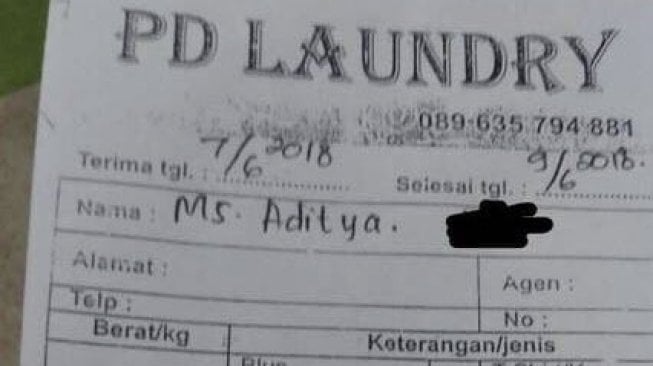 Bayar Laundry 772,5 Kilogram, Tagihannya Bikin Mata Terbelalak