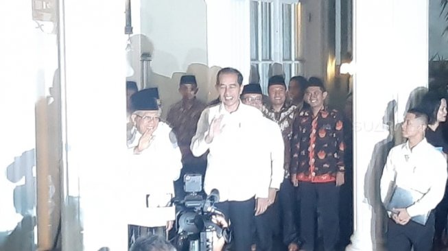 Sebelum ke Jepang, Jokowi Sambangi Kediaman Ma'ruf Amin