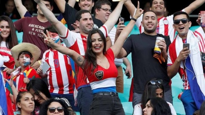 Janji Lari Telanjang Jika Paraguay Menang, Begini Seksinya Larissa Riquelme