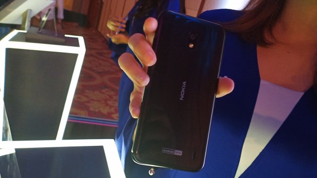 Nokia 2.2 diluncurkan di Jakarta, Kamis (27/6/2019). [Suara.com/Tivan Rahmat]