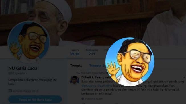 Akun-akun Garis Lucu Jadi Oase di Kasarnya Politik dalam Media Sosial