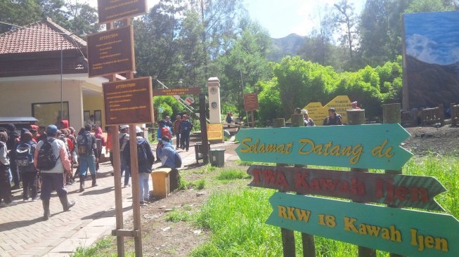 Suhu Udara di Puncak Ijen Dua Derajat Celsius