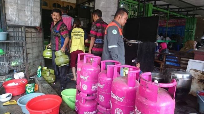 Pastikan Stok Gas Melon Aman, Pertamina dan Pemprov Lampung Sidak Pangkalan